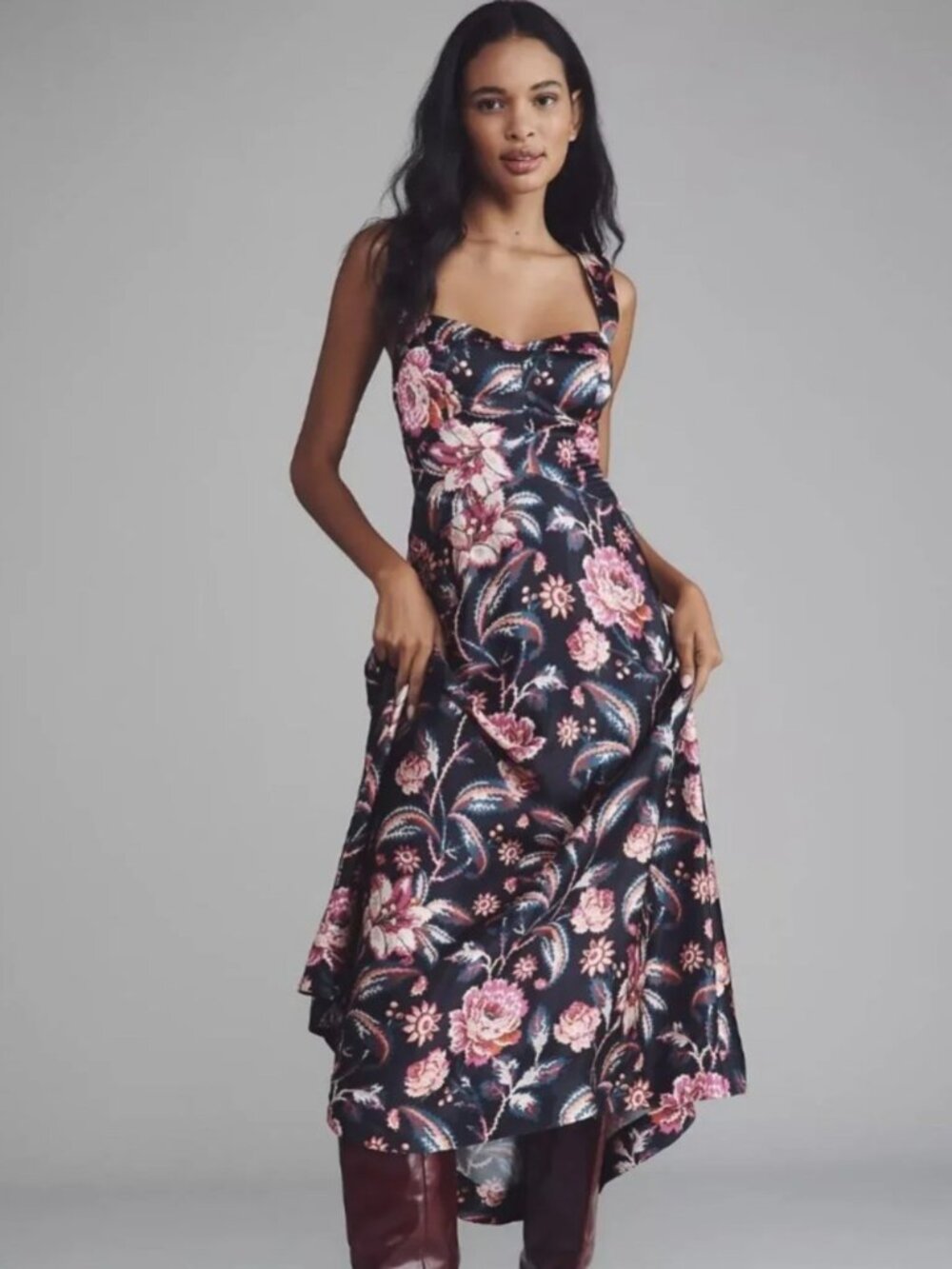 Maeve by Anthropologie Jocelyn Floral Midi Dress — XS NWT